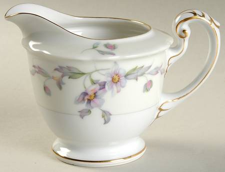 Silver Poppy (Scalloped) Creamer