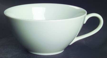 Luna Ocean (White W Light Blue Tint) Flat Cup