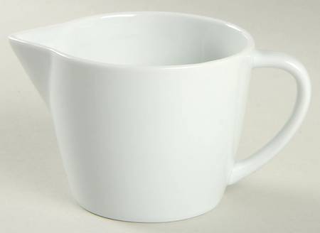 Luna Ocean (White W Light Blue Tint) Creamer
