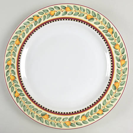 Twelve Days of Christmas (Cream Back) 12" Chop Plate (Round Platter)