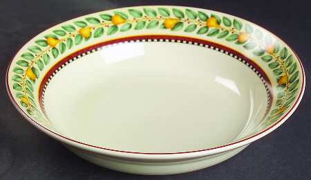 Twelve Days of Christmas (Cream Back) Coupe Soup Bowl