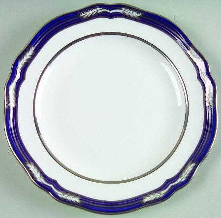 Chancellor Cobalt (Platinum Trim) Bread & Butter Plate