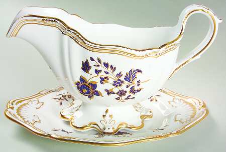 Pennington Gold Gravy Boat & Underplate