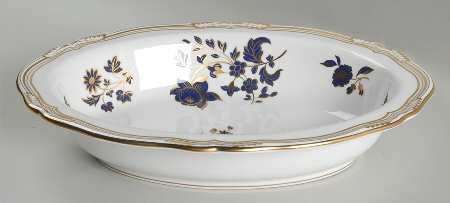 Pennington Gold 9" Oval Vegetable Bowl