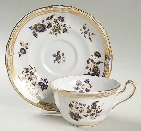 Pennington Gold Flat Cup & Saucer Set