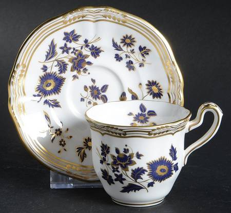 Pennington Gold Flat Demitasse Cup & Saucer Set