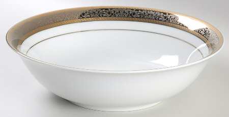 Tiara (Encrusted) 9" Round Vegetable Bowl