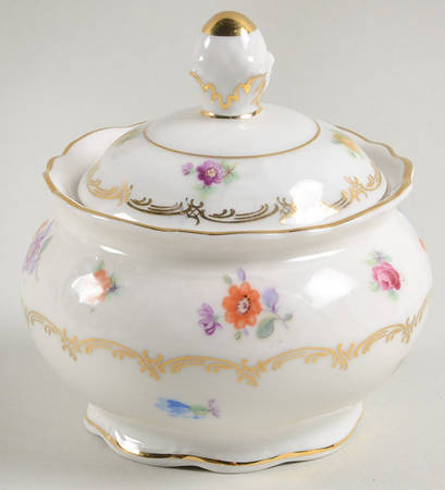 Bouquet Mini Sugar Bowl & Lid