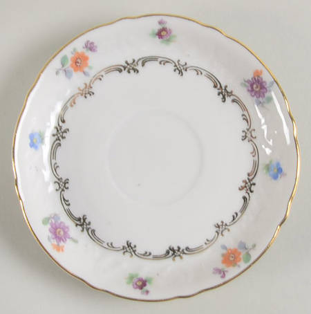 Bouquet Saucer for Demitasse Cup