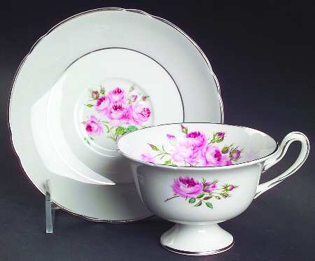 Bridesmaid Footed Cup & Saucer Set