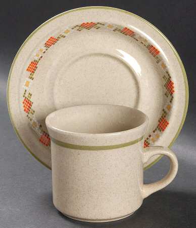 Strawberry Sampler Footed Cup & Saucer Set