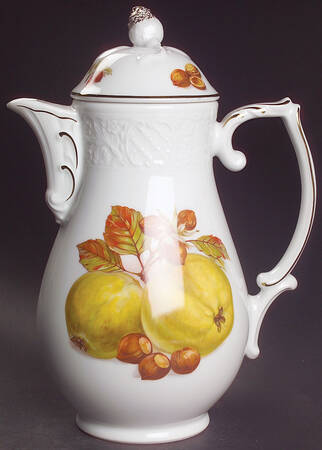 Harvest (Scalloped, No Verge) Coffee Pot & Lid