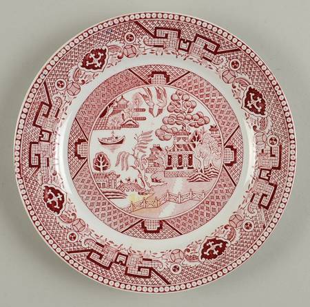 Willow Red Bread & Butter Plate
