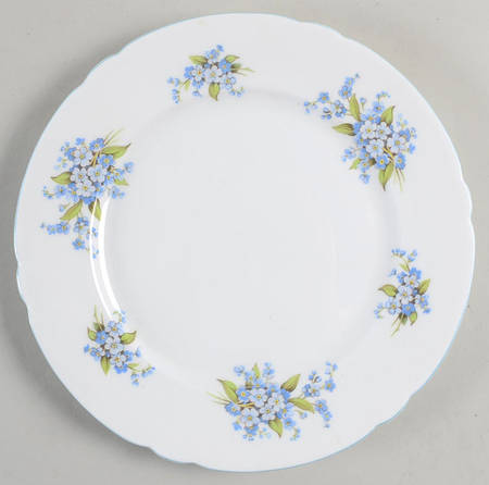 Forget Me Not Salad Plate