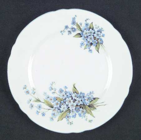 Forget Me Not Bread & Butter Plate