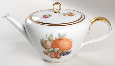 Orchard (Smooth, Coupe) Teapot & Lid