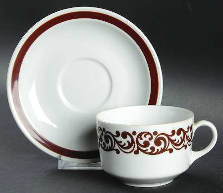 SLT209 Flat Cup & Saucer Set