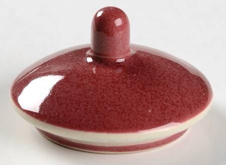 Colorstone Cinnabar (Textured) Lid for Sugar Bowl