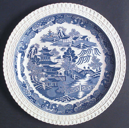 Willow Series (Blue Room) Dinner Plate by Spode