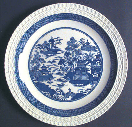 Willow Series (Blue Room) Dinner Plate