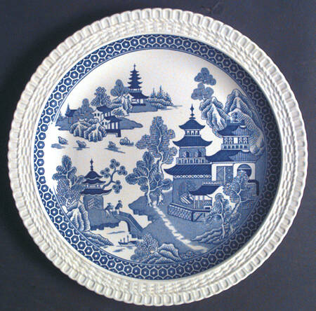 Willow Series (Blue Room) Dinner Plate