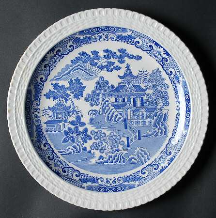 Willow Series (Blue Room) Dinner Plate by Spode
