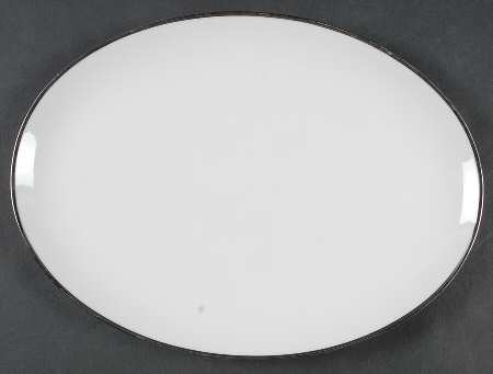 1077 12" Oval Serving Platter