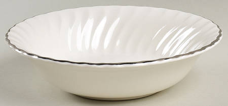 Platinum Swirl Coupe Cereal Bowl