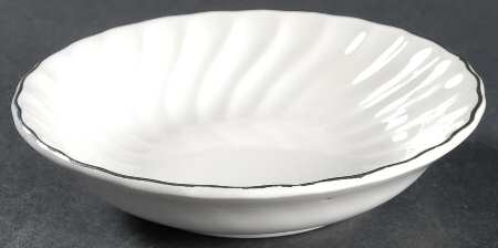 Platinum Swirl Fruit/Dessert (Sauce) Bowl