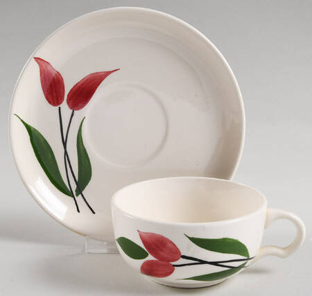 STT201 Flat Cup & Saucer Set