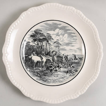 Herring Hunt Dinner Plate