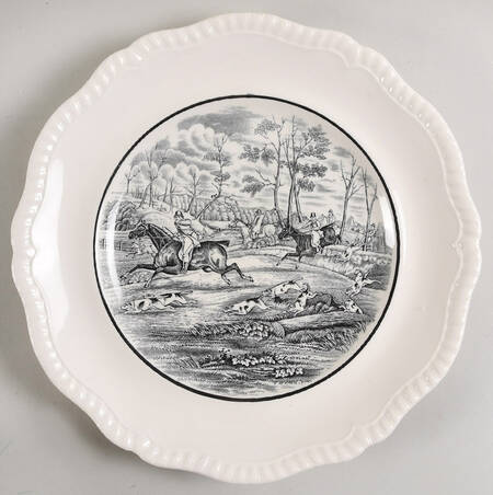 Herring Hunt Dinner Plate
