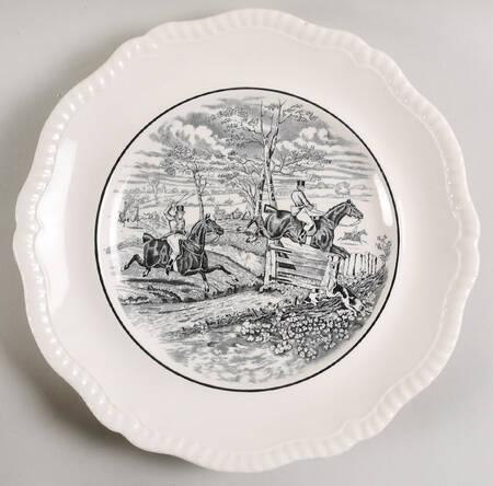 Herring Hunt Dinner Plate