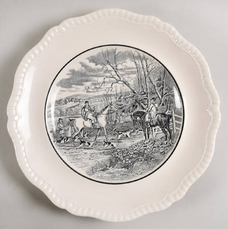 Herring Hunt Dinner Plate