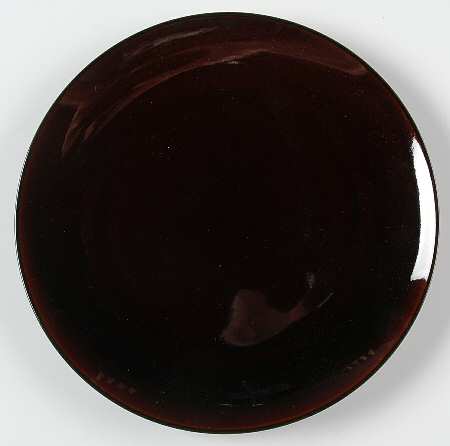 Luna Mahogany (Brown) Salad Plate by Swid Powell