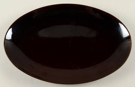 Luna Mahogany (Brown) 14" Oval Serving Platter