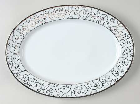 Plaza 13" Oval Serving Platter