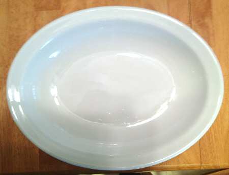 SHO194 9" Oval Vegetable Bowl