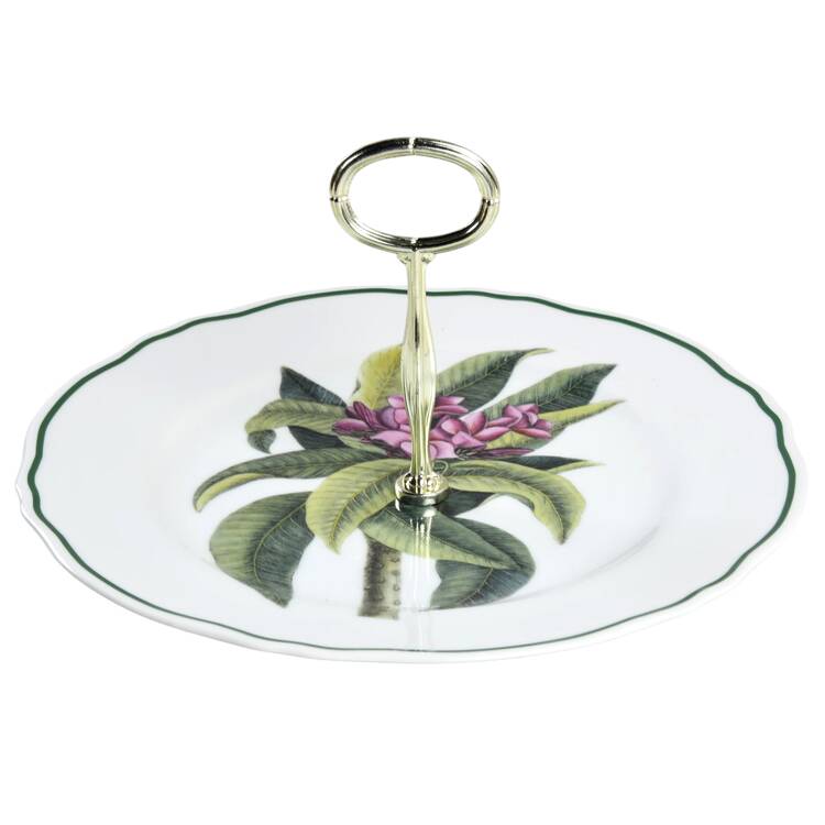 Catesby Round Serving Plate with Center Handle (Dp) Hc