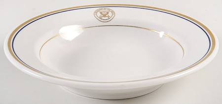 US Navy Large Rim Soup Bowl