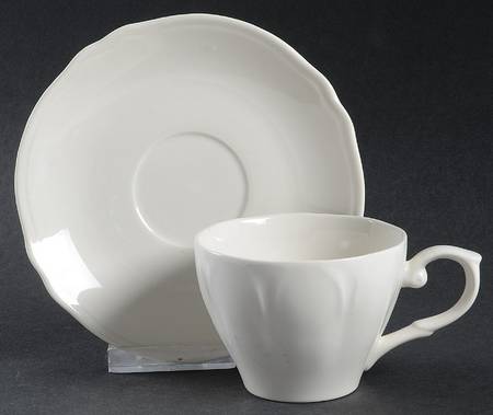 Puritan Flat Cup & Saucer Set