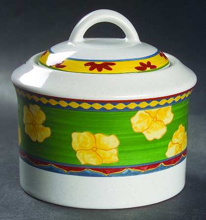 Summer Song Sugar Bowl & Lid