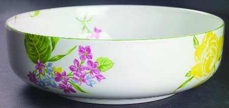 Printemps (Smooth) 9" Salad Serving Bowl