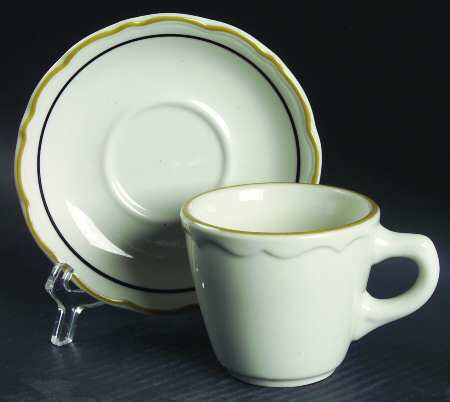 SY475 Flat Cup & Saucer Set