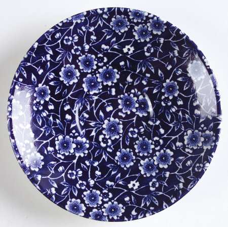 Calico Blue (Black Staffordshire Stamp) Saucer