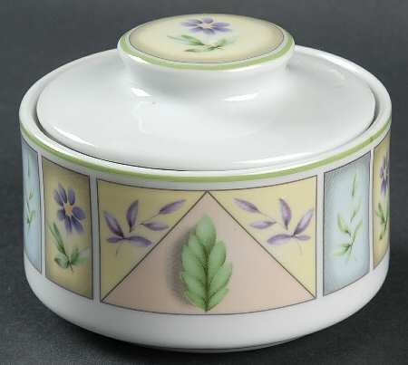 Spring Medley Sugar Bowl & Lid