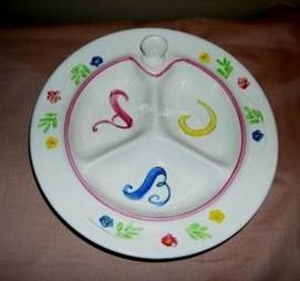 Alphabet Baby Food Warmer Plate