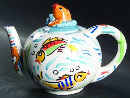 Les Tropiques Teapot & Lid