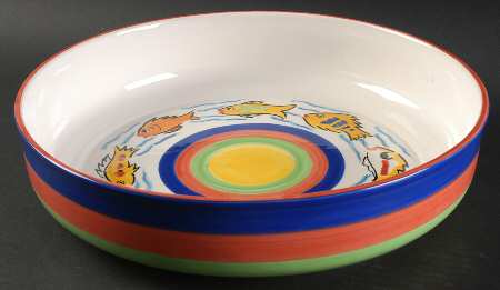 Les Tropiques 13" Pasta Serving Bowl