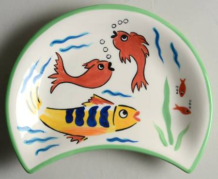 Les Tropiques Crescent Salad Plate